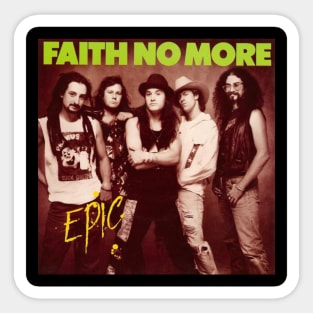 FAITH NO MORE MERCH VTG Sticker